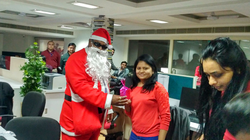 Team KCS enthusiastically celebrated Christmas 2017